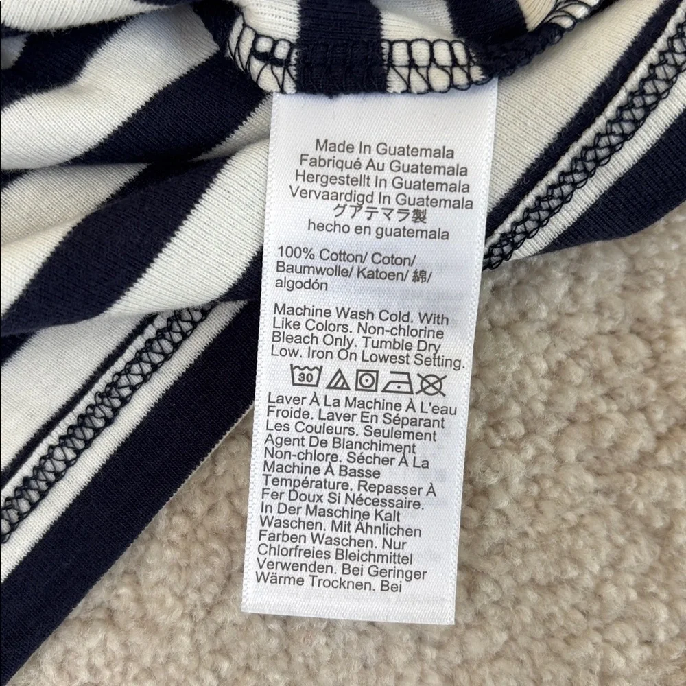 J. Crew Blue White‎ Striped Nautical Cotton Tank Top Women’s Size Large